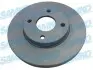 Диск тормозной (передний) Ford Fiesta VII 17-(262х21) PRO SAMKO (F1058VR) изображение 1
