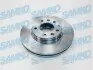 Диск гальмівний (передній) Mazda 6 02-08 (282.5х25) (вентильовані) SAMKO (M5001V) зображення 1