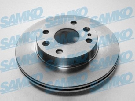 Диск тормозной MAZDA 121/323/MX5 wentylowana przуd SAMKO M5711V (фото 1)