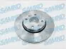 Диск гальмівний (передній) Renault Megane II/Clio II/III 1.2-1.5 dCI 02- (259,6x22) SAMKO (N2003V) зображення 1