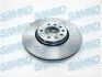 Диск тормозной (передний) Opel Astra G/H/Corsa E/Meriva 00- (308x25) SAMKO (O1015VR) изображение 1
