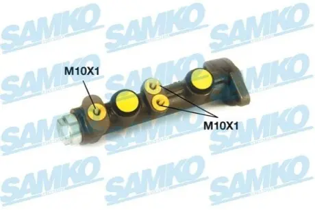 Циліндр гальмівний (головний) Fiat Panda/Regata/Ritmo/Uno 80-06 (d=20.64mm) SAMKO P07721