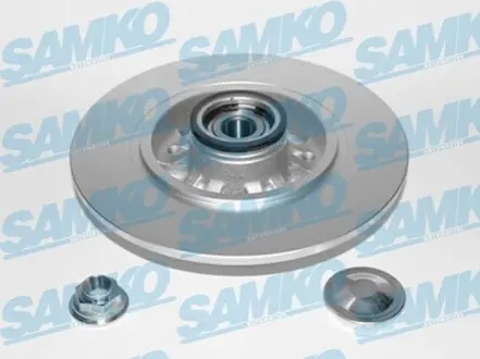 Диск тормозной (задний) Renault Megane IV 15-(260x8) (+ ABS) PRO SAMKO R1078PRCA