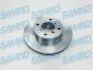 Диск тормозной SUZUKI BALENO 96- wentylowana SAMKO (S5111V) изображение 1
