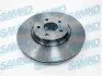 Диск тормозной S40 V50 C70 SAMKO (V1005V) изображение 1
