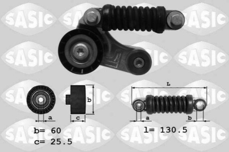 Натяжитель поликлинового ремня SASIC 1624048 (фото 1)