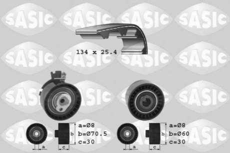 Ремінь ГРМ (набір) SASIC 1750006