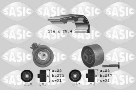 Ремень ГРМ (набор) SASIC 1750007