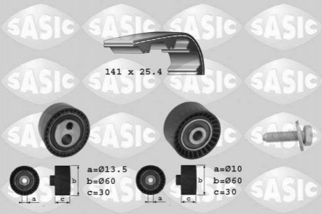 Ремінь ГРМ (набір) SASIC 1750011