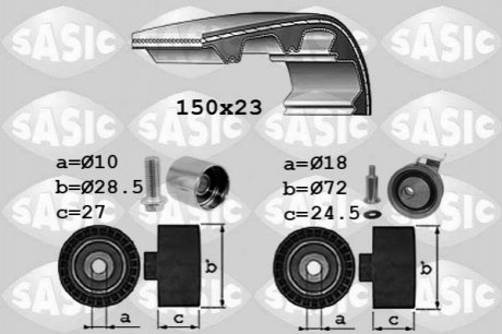 Комплект ГРМ SASIC 1756054