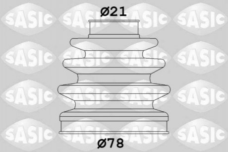 Пильовик привідного валу (набір) - (1329826, 1322210, 1345654) SASIC 1906013