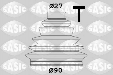 Ремонтный комплект пыльника шарнира равных угловых скоростей с элементами монтажа. SASIC 1906112 (фото 1)