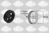 Шків колінчастого валу (кількість ребер: 6) TOYOTA AURIS, AVENSIS, COROLLA, COROLLA VERSO 1.4/1.6/1.8 07.00-11.13 SASIC (2156048) зображення 1