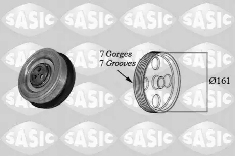 Шкив коленвала SASIC 2156057