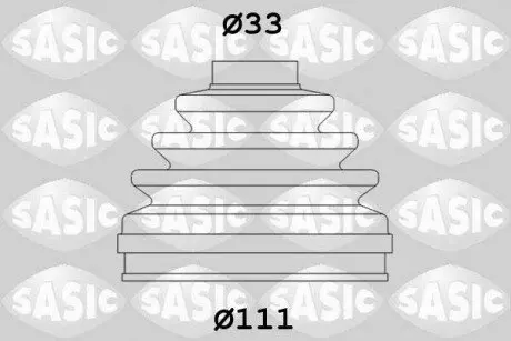 Комплект пилозахисний, приводний вал SASIC 2933993