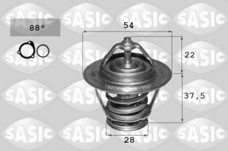 Термостат Hyundai i40/ix35/Tucson/Kia Optima/Sportage 2.0 14- SASIC 3306124 (фото 1)