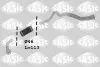 Патрубок интеркулера Dacia Logan/Sandero 1.5dCi 05- (короткий) SASIC (3334062) изображение 1