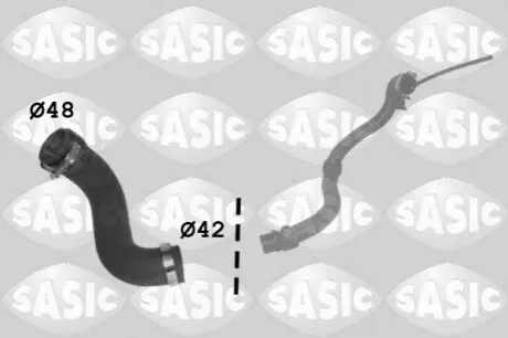 Шланг подачі наддувального повітря SASIC 3334065
