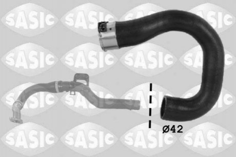 Патрубок интеркулера OPEL CORSA D 1,3CDTI SASIC 3336128 (фото 1)