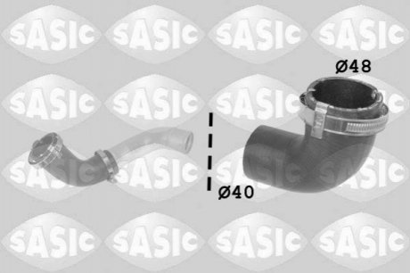 PRZEWУD TURBOSPRКЇARKI OPEL VECTRA C 1,9CDTI WYLOT SASIC 3336248 (фото 1)