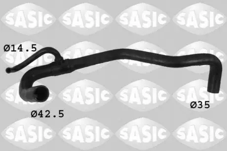 Шланг радіатора SASIC 3400028