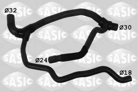 Патрубок системы охлаждения SASIC 3404036