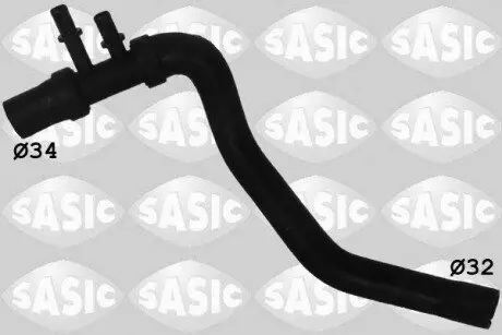 Патрубок радіатора Opel Movano/ Renault Master 98-09 SASIC 3404056
