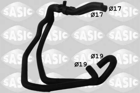 Патрубок нагрівача (19мм) OPEL MOVANO A RENAULT MASTER II 2.2D/2.5D 12.97 SASIC 3404089