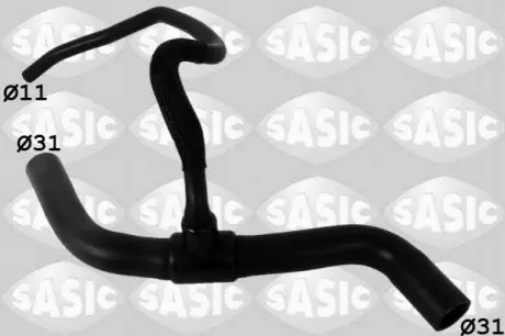 Шланг системы охлаждения RENAULT CLIO II 1.2 16V 01- SASIC 3404159