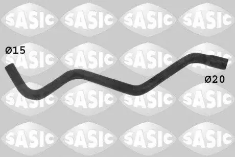 Шланг гумовий системи охолодження (15мм/20мм) FORD FOCUS I 1.4-2.0 08.98-03.05 SASIC 3406014