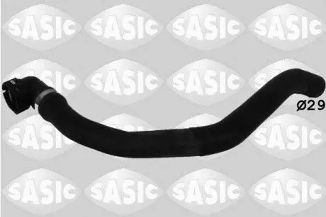 Патрубок системы охлаждения верхний 1.3MJET Fiat Doblo 00-09 SASIC 3406265