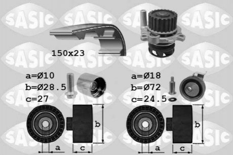 Комплект ГРМ SASIC 3906064