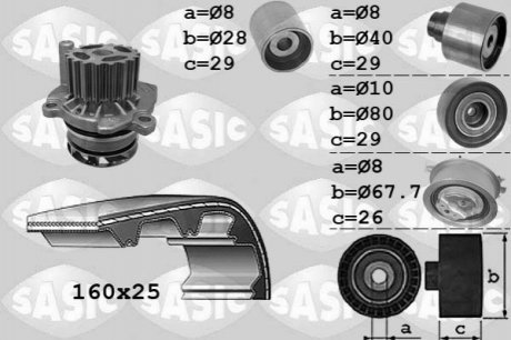 Автозапчастина SASIC 3906077 (фото 1)