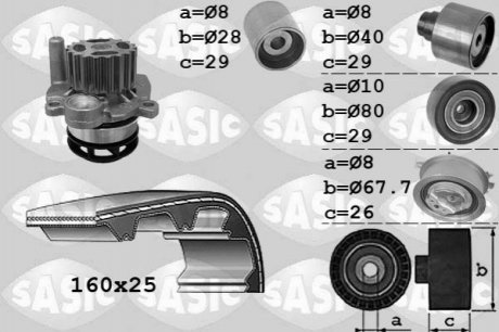 Автозапчастина SASIC 3906078 (фото 1)