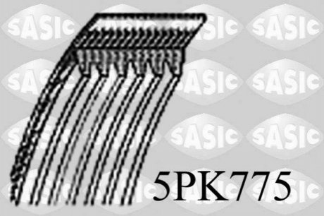 Автозапчасть SASIC 5PK775 (фото 1)
