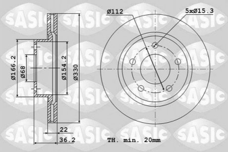 Автозапчасть SASIC 6106182