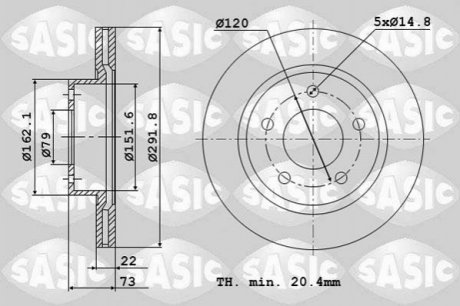 Автозапчасть SASIC 6106193