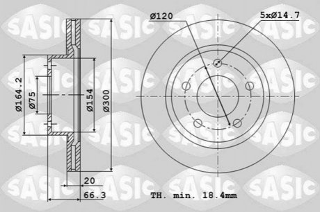 Автозапчасть SASIC 6106194