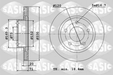 Автозапчасть SASIC 6106198