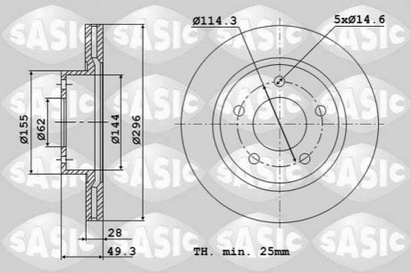 Автозапчасть SASIC 6106271