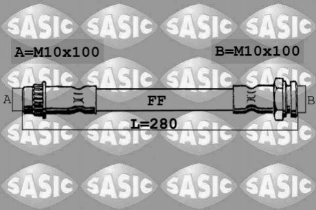 Шланг гальмівний - (4806E3) SASIC 6600018 (фото 1)