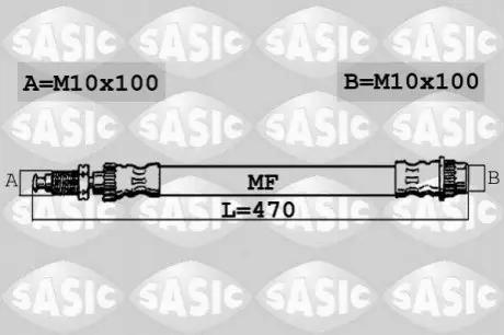 Гальмівний шланг SASIC 6604028