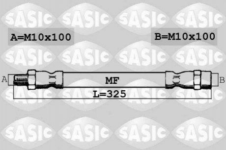 Тормозной шланг SASIC 6606037 (фото 1)