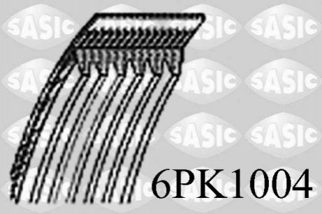 Автозапчастина SASIC 6PK1004