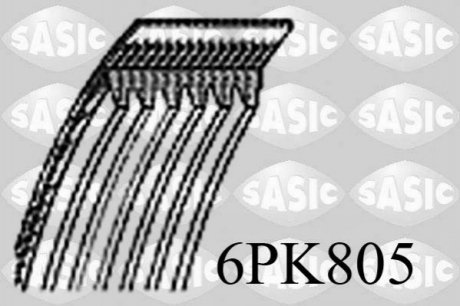 Автозапчастина SASIC 6PK805