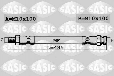 Гальмівний шланг SASIC SBH6270 (фото 1)