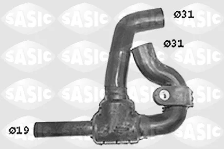 Патрубок системы охлаждения SASIC SWH4262