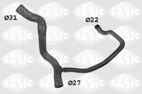 Патрубок системы охлаждения SASIC SWH4268