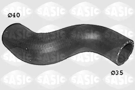 Патрубок радіатора (нижний) Opel Astra F/Vectra A 1.4-2.0 -98 SASIC SWH6743