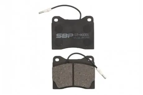 Гальмівні колодки SBP 07AG001